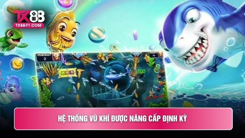 Hệ thống vũ khí được nâng cấp định kỳ