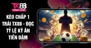 Kèo Chấp 1 Trái TX88 - Đọc Tỷ Lệ Kỹ Ăn Tiền Đậm