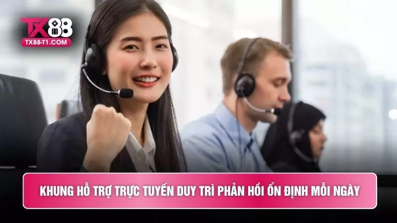 Khung hỗ trợ trực tuyến duy trì phản hồi ổn định mỗi ngày