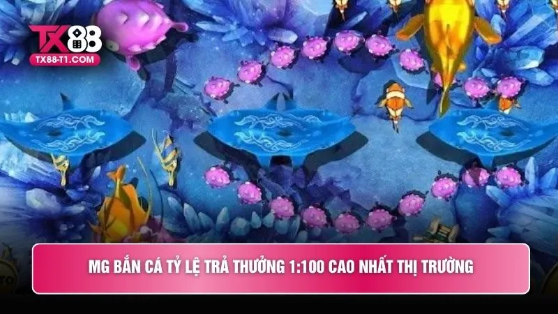 MG bắn cá tỷ lệ trả thưởng 1:100 cao nhất thị trường