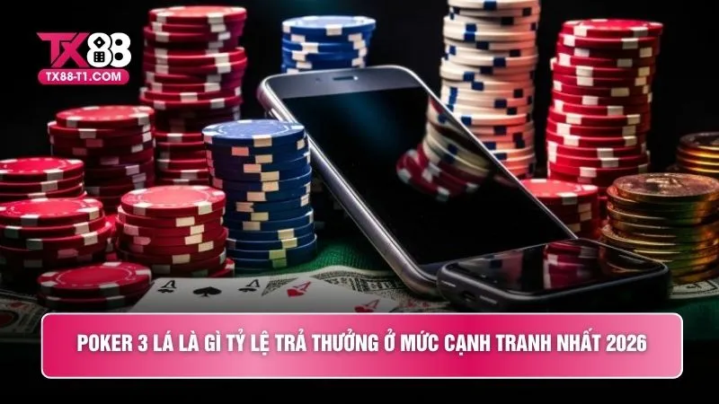 Poker 3 lá là gì tỷ lệ trả thưởng ở mức cạnh tranh nhất 2026