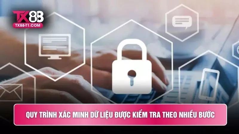 Quy trình xác minh dữ liệu được kiểm tra theo nhiều bước
