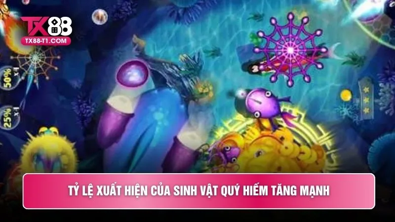 Tỷ lệ xuất hiện của sinh vật quý hiếm tăng mạnh